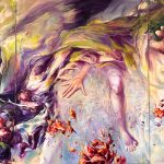 DONT PANIC, JUST FLY! 2025 Öl auf Leinwand.